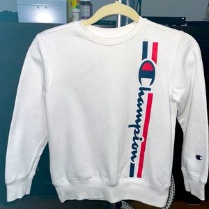 Champion Boys White Sweatshirt